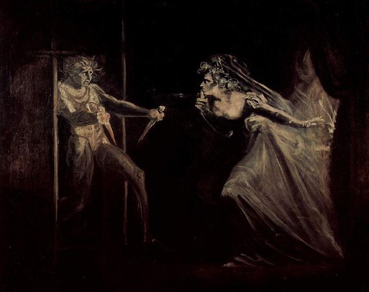 Johann Heinrich Fuseli Lady Macbeth receives the daggers